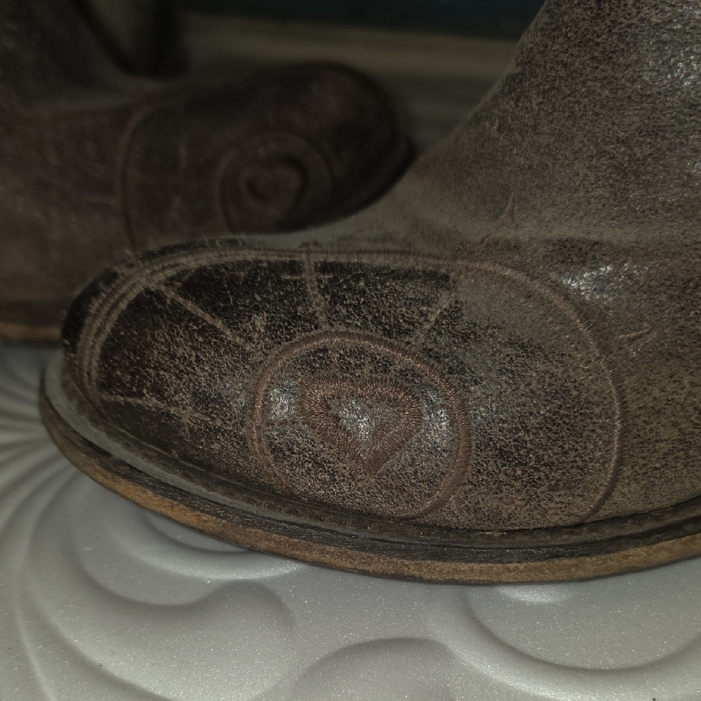 Junk Gysy LANE Stylish Tan Brown Women's  COWBOY Boots SZ 8.5 - Picture 3 of 11